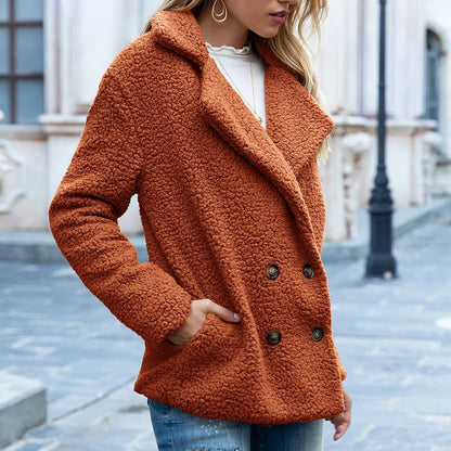 Kurtka Damska Oversized Teddy Look – Średniej Długości